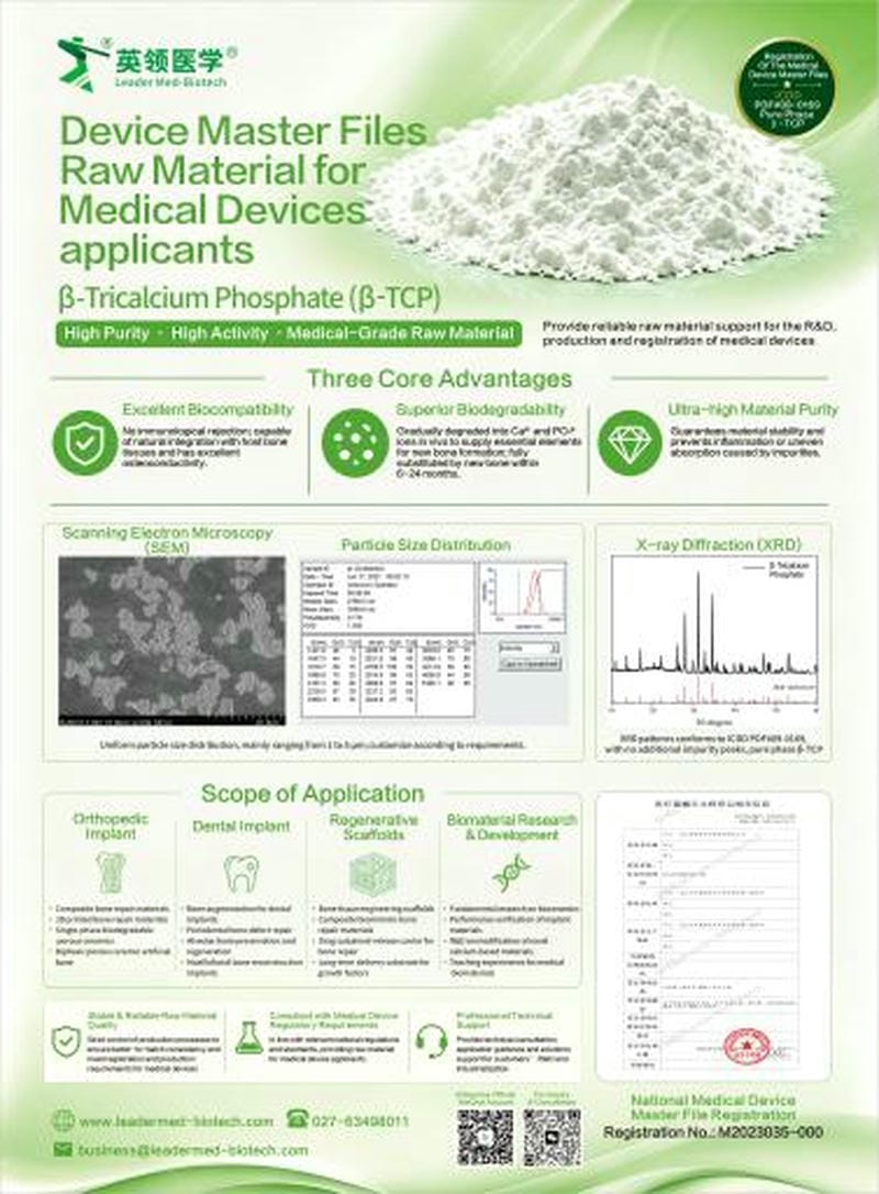 β‑TCP product poster